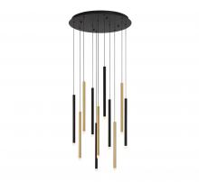 Lib & Co. US 10143-023 - Amalfi, 11 Light Round LED Chandelier, Mixed