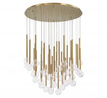 Lib & Co. US 10148-07 - Positano, 44 Light Round LED Chandelier, Plated Brushed Gold