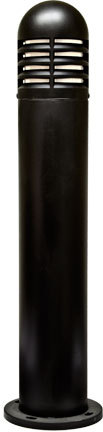 Dabmar D180-LED112-B-AMB - Fiberglass Bollard Medium Base 25 Watt Amber LED 120-277 Volts