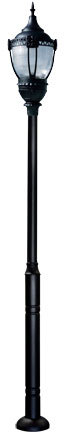 Dabmar GM8050-B-MT - CAST ALUM DRK TOP ACORN FIX 70W HPS MT