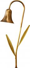 Dabmar LV-LED215L-ABS - SOLID BRASS HORN PATHLIGHT W/LEAVES 2.5W JC-LED 12V