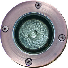 Dabmar LV25-LED3-WBS - SOLID BRASS W/O GRILL WELL LIGHT 3W LED 12V