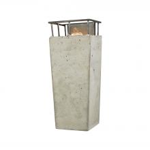 ELK Home Plus 14317/1 - Brocca 1-Light Sconce in Silverdust Iron with Concrete and Metal Shade