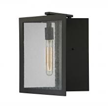 ELK Home Plus 45160/1 - Inverse 1-Light Outdoor Sconce in Matte Black