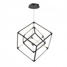 ELK Home Plus 85145/LED - Cube Squared 17.75'' Wide LED Pendant - Matte Black