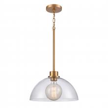 ELK Home Plus 89915/1 - Julian 14'' Wide 1-Light Pendant - Brushed Gold