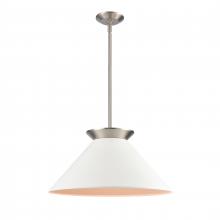 ELK Home Plus 89994/1 - Cavendish 20'' Wide 1-Light Pendant - Brushed Nickel
