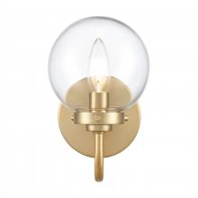 ELK Home Plus EC89940/1 - Fairbanks 8.5'' High 1-Light Sconce - Brushed Gold and Clear