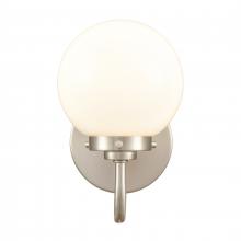 ELK Home Plus EC89980/1 - Fairbanks 8.5'' High 1-Light Sconce - Brushed Nickel and Opal