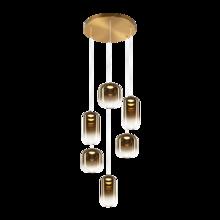 Matteo Lighting C37406AGAG - Refrax Aged Gold Brass Pendant