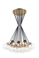 Matteo Lighting C63019AGCL - The Bougie Aged Gold Brass Chandelier