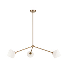 Matteo Lighting C81743AGOP - Novo Aged Gold Brass Pendant