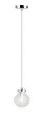 Matteo Lighting C84001CHCL - Ridge Chrome Pendant