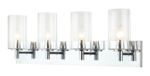 Matteo Lighting S04904CHCL - Candela Chrome Wall Sconce