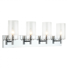 Matteo Lighting S04904CHCL - Candela Chrome Wall Sconce