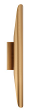 Matteo Lighting W32422AG - Stylus Aged Gold Brass Wall Sconce