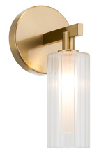 Matteo Lighting W60801AG - Kristof Aged Gold Brass Wall Sconce