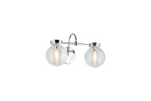 Matteo Lighting W84002CHCL - Ridge Chrome Wall Sconce