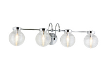 Matteo Lighting W84004CHCL - Ridge Chrome Wall Sconce
