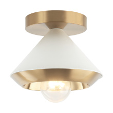 Matteo Lighting X06801WHAG - Velax White Ceiling Mount