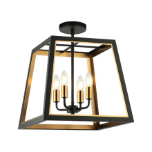 Matteo Lighting X72104MBAG - Rosalie Matte Black Ceiling Mount