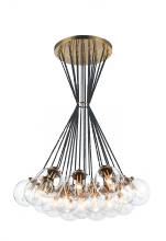 Matteo Lighting C63019AGCL - The Bougie Aged Gold Brass Chandelier