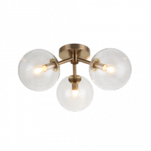 Matteo Lighting X81703AGCL - Novo Aged Gold Brass Ceiling Mount