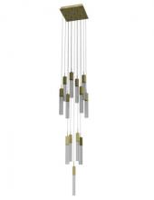 Avenue Lighting HF1905-13-GL-BB-SNW - The Original Glacier Snow Collection 13 Light Acyrlic Multi Port Pendant