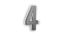 Modern Lights MP73BZ - 7" |MOUNTING PLATE | 3 numbers OR letters | BRONZE