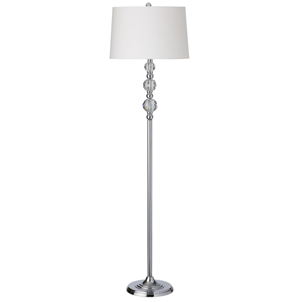 Floor lamp on sale with crystal balls