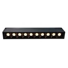 Luminati Items LM-LED-10L-MAGNETIC-LIN-BK-5K - LED,MAGNETIC,10L,5K,10W,24V,BLACK LINEAR SPOTLIGHT